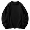 thumbnail image 1 of Lmnyox Winter Casual Tops for Men Classic Loose Long Sleeve Crew Neck T Shirt Basic Thermal Pullover Tee, 1 of 5