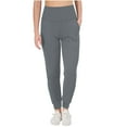 thumbnail image 1 of Lmnyox Winter Pants for Women High Waist Fleece Lined Thermal Pants Plus Size Stretchy Workout Sport Joggers, 1 of 8