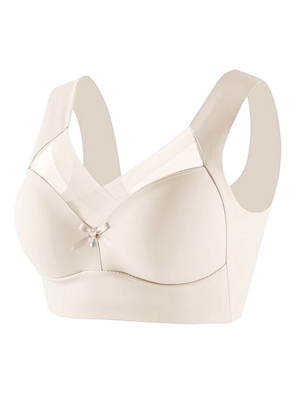 Wireless Bra for Women Push Up Seamless Everyday Bra Breathable Full Coverage Supportive Bras Plus Size