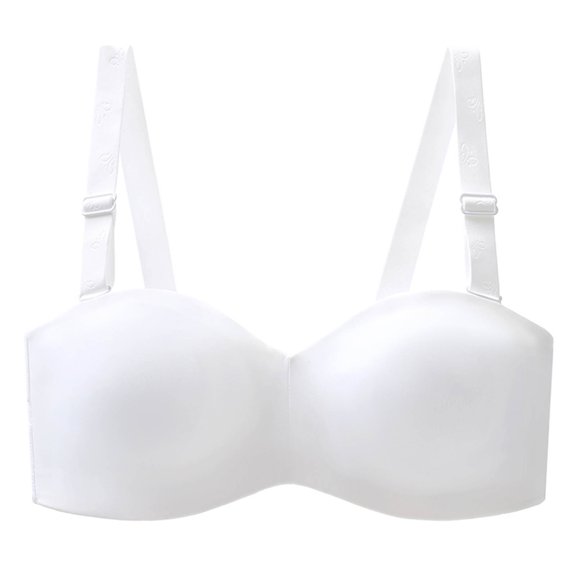 Lmnyox Wireless Bras for Women Comfortable Back Closure Bralettes Plus Size Adjustable T Shirt Bras