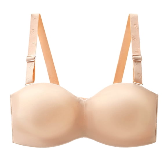 Lmnyox Wireless Bras for Women Comfortable Back Closure Bralettes Plus Size Adjustable T Shirt Bras