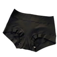 thumbnail image 1 of Lmnyox Women's Cotton Briefs Comfortable Full Coverage Underwear Soft Breathable Seamless Panties Plus Size, 1 of 3