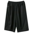 thumbnail image 1 of Lmnyox Women's Cotton Linen Shorts Wide Leg Elastic Waist Shorts Summer Lightweight Lounge Shorts, 1 of 4