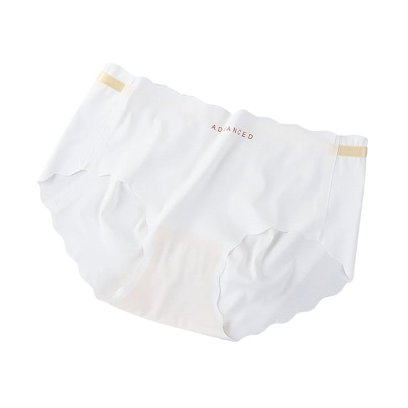 Lmnyox Women's High Waist Briefs Breathable Hip Lift Panties Lace Trim Full Coverage Underwear Comfort Panties