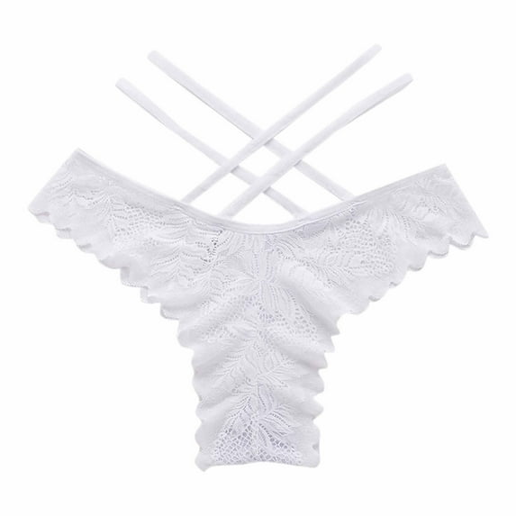 Lmnyox Women's Lace Thongs Comfortable Seamless Bikini Briefs Breathable Hipster Underwear Fashion Panties