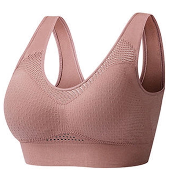 Lmnyox Women's Seamless Everyday Bra Full Coverage Push Up Wireless Bras Breathable No Underwire Bralettes