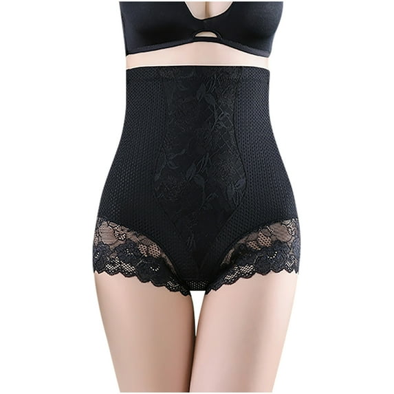 Lmnyox Women's Shapewear High Waist Comfortable Breathable Body Shaper Underwear Hip Lift Underpants Girdle