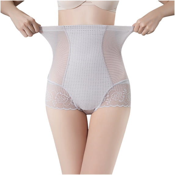 Lmnyox Women's Shapewear Soft Stretchy Body Shaper Underwear High Waist Breathable Butt Lifting Underpants