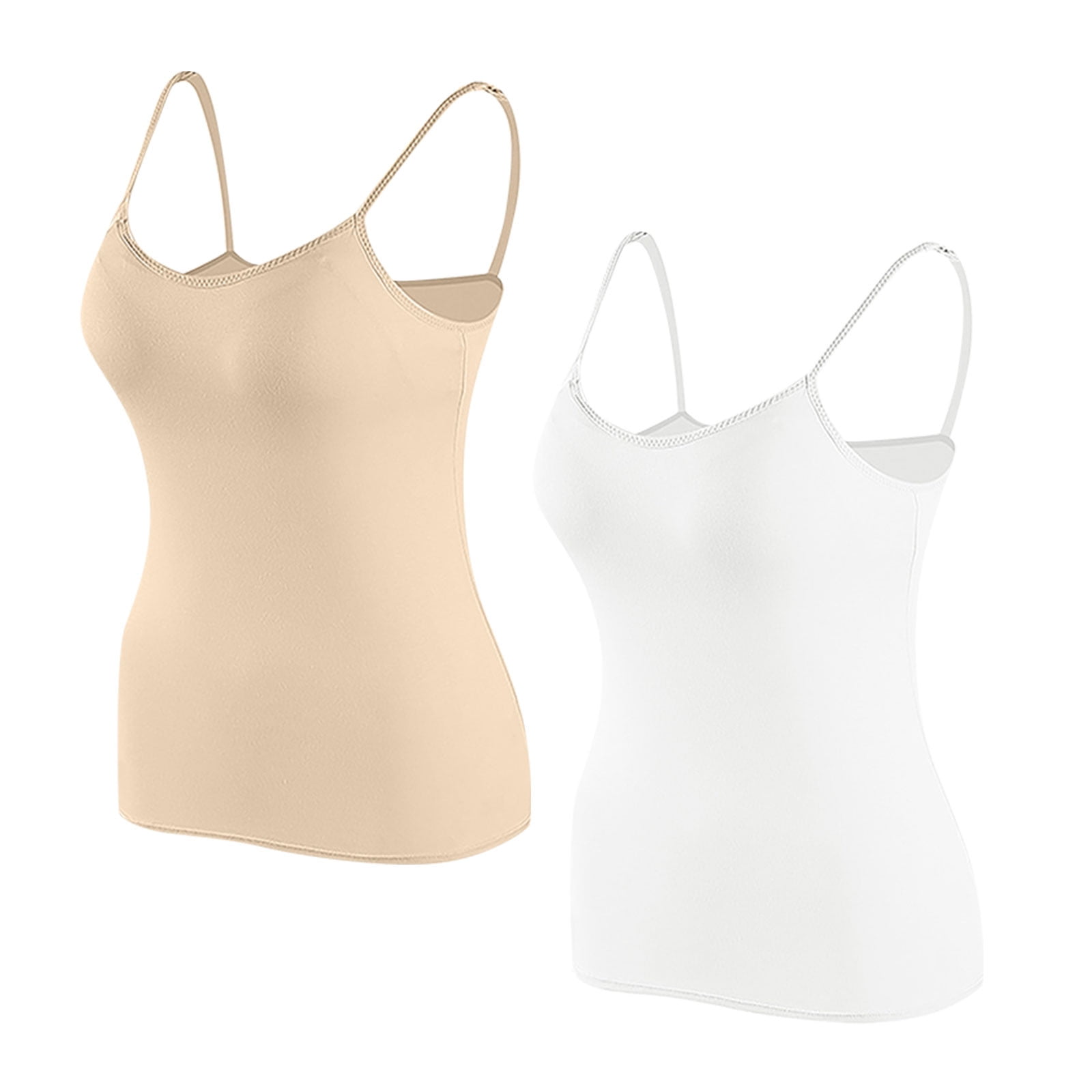 3 Tank Top Seamless Stretch Tunic Slip Camisole Layering
