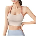 thumbnail image 1 of Lmnyox Women's Sport Bras Wireless Medium Impact Yoga Workout Bralettes Breathable Seamless Bra Crop Tank Tops, 1 of 4