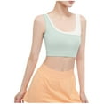 thumbnail image 1 of Lmnyox Women's Sport Bras Wireless Medium Impact Yoga Workout Bralettes Breathable Seamless Bra Crop Tank Tops, 1 of 4