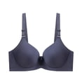thumbnail image 1 of Lmnyox Women's Underwire Bra Seamless Push Up Balconette Bras Lightweight Breathable Everyday Bra with Adjustable Strap, 1 of 2