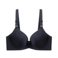 thumbnail image 1 of Lmnyox Women's Underwire Bra Seamless Push Up Balconette Bras Lightweight Breathable Everyday Bra with Adjustable Strap, 1 of 2