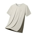thumbnail image 1 of Lmnyox Workout Shirt Men's Lightweight Quick Dry Short Sleeve Crew Neck Athletic T Shirt with Zipper Pocket, 1 of 5