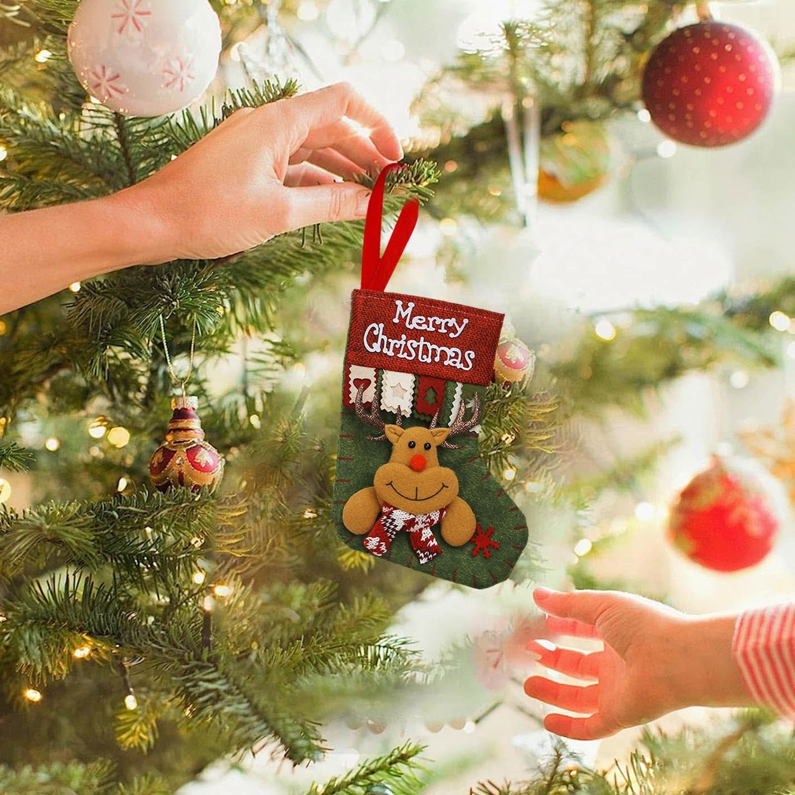 Lmtime Christmas Decorations New Christmas Socks Christmas Tree