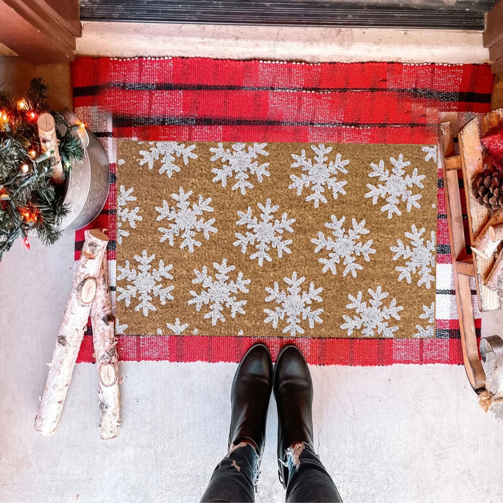 Lmtime Clearance Merry Christmas Doormat Christmas Door Mat Holiday