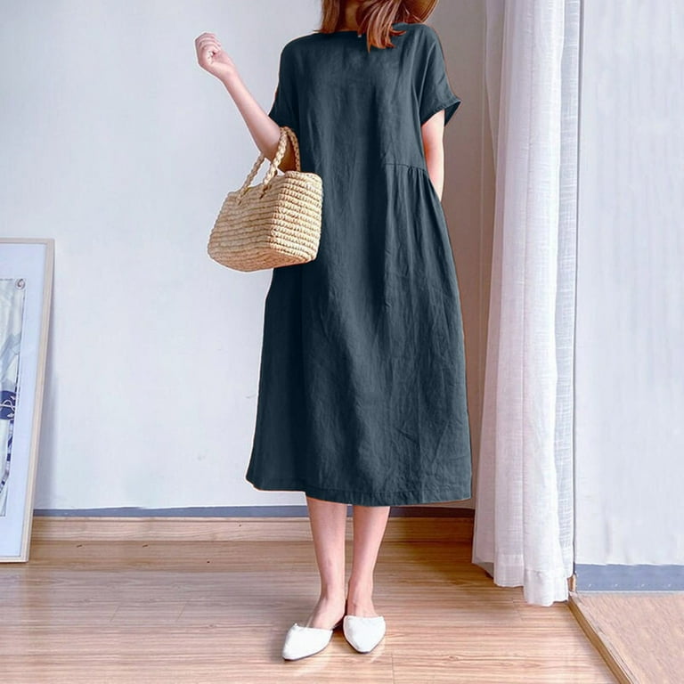 Loose casual dresses discount