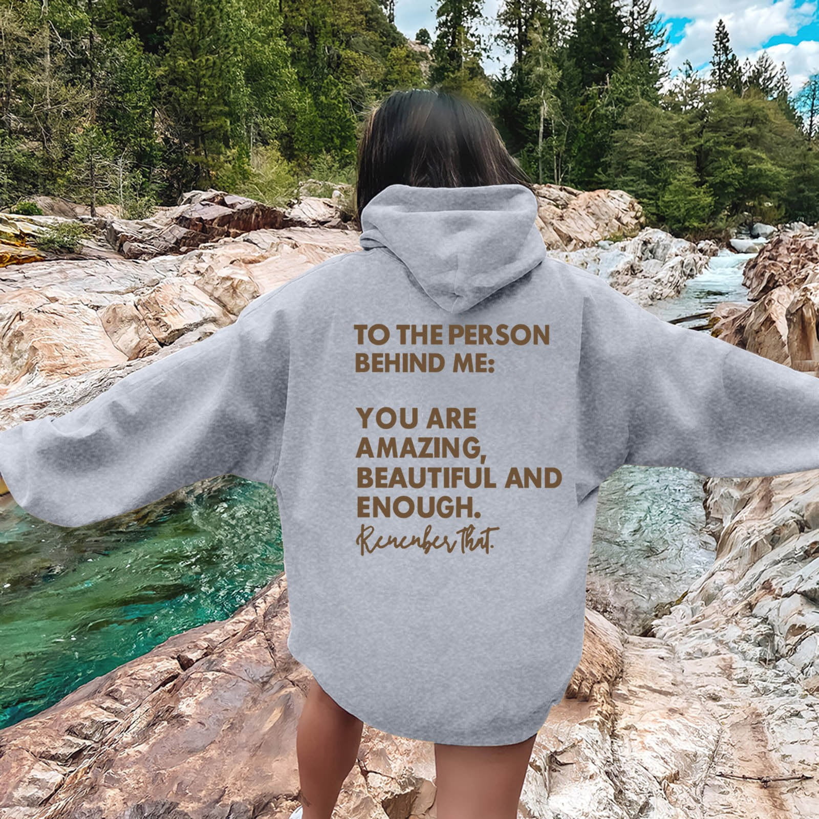 Lmtime Women s Hoodies Loose Graphic Tee Shirt Hoodie Sweatshirt Teen Girls Long Sleeve Fall Clothes Pullovers Tops Blouse White XL