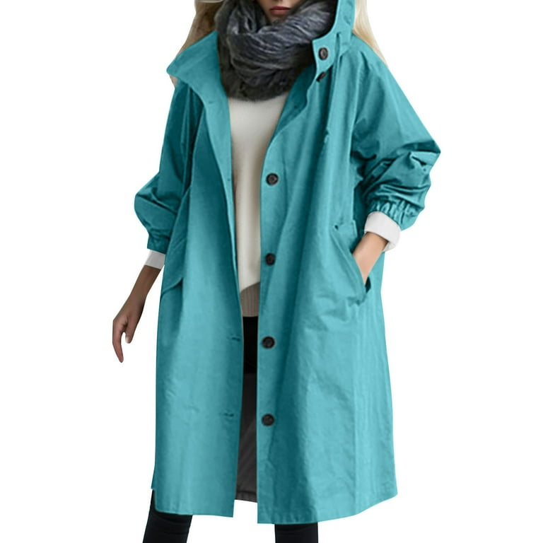 Plus size lightweight trench cheap coat