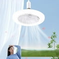 thumbnail image 1 of Lmueinov Ceiling Fan With Lights Enclosed Low Profiles Fan Light Ceiling Light With Fan Hidden Electric Fan Delier With Remote Intelligent Control Clearance, 1 of 9