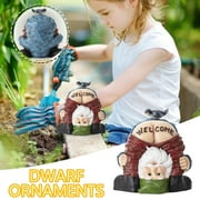 Lmueinov Dwarf Ornaments Resin Decoration Garden Courtyard Sculpture Family gifts Innovative gifts