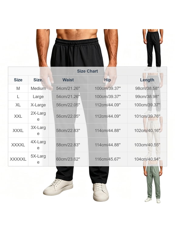 Mens Quick Dry Pants with Pockets Lightweight Loose Fit Mesh Stretch Straight Leg Trousers Drawstring Workout Hiking Casual Pants for Men