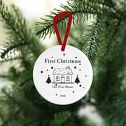 Lmueinov New Home 2023, First Christmas In Our New Home Bauble, Housewarming Gift, New Home Gift, First Home Christmas Decoration, 1st Xmas, Holiday Off-season Sale Saving Up To 30% Off
