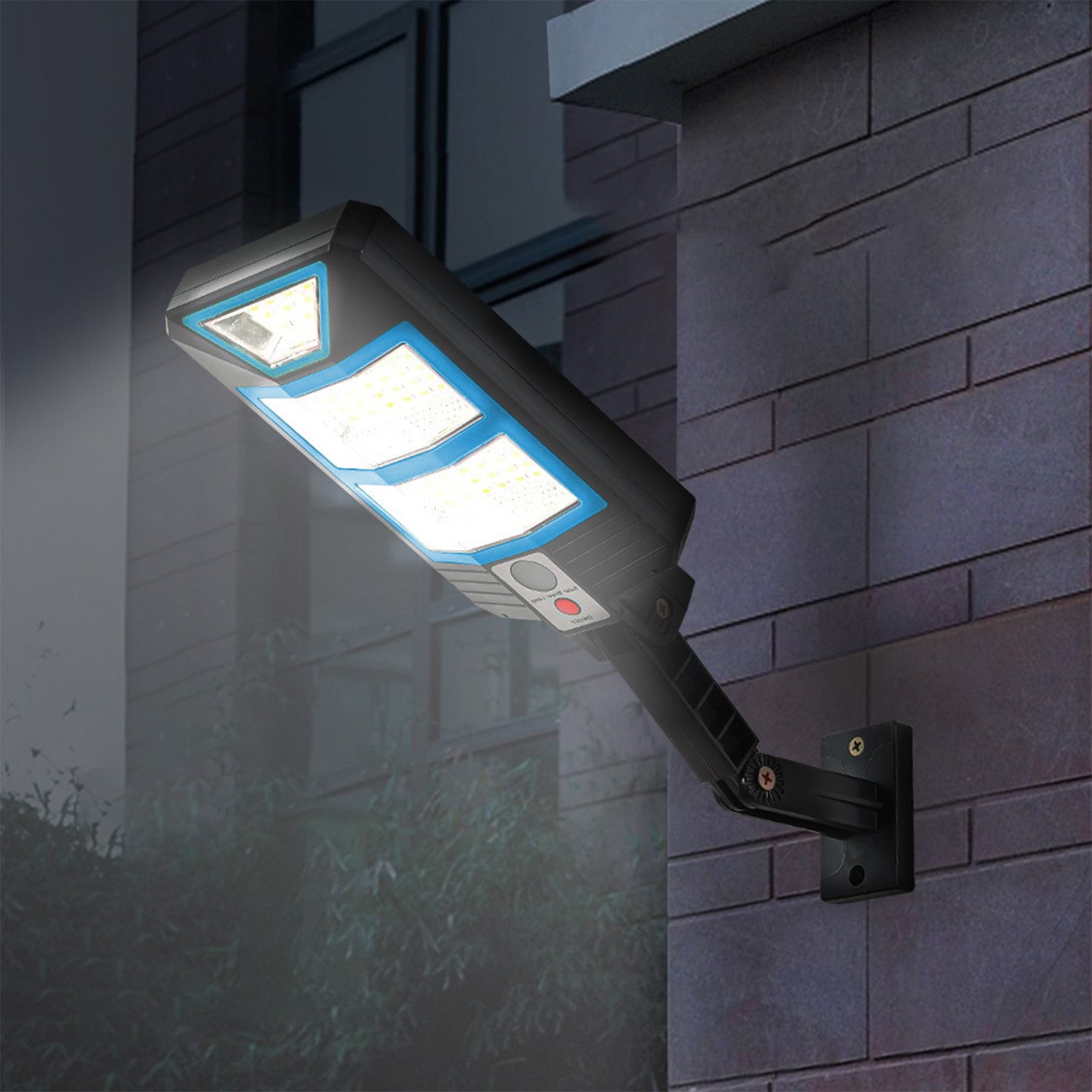 Lmueinov Solar Street Lights Outdoor, Solar Parking Lights Wireless