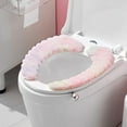 Lmueinov Toilet Seat Pad Household Toilet Sticker Thickening Four