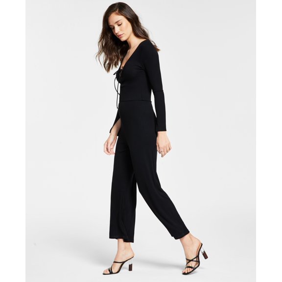Lna Kalaya Ribbed Jumpsuit Black XS