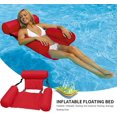 thumbnail image 1 of Lngoor Foldable Backrest Inflatable Pool Float Lounge, Red, 1 of 6