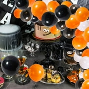 LnjYIGJ Home Decor,123 Pcs Of Halloween Arched Letters Colorful Latex Balls Party Decorations,Fall Decorations for Home