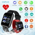 thumbnail image 1 of Lnkoo 116S Smart Watch Heart Rate Watch Waterproof Cellular 1.44" Screen Size Case Wrist Band, 1 of 8