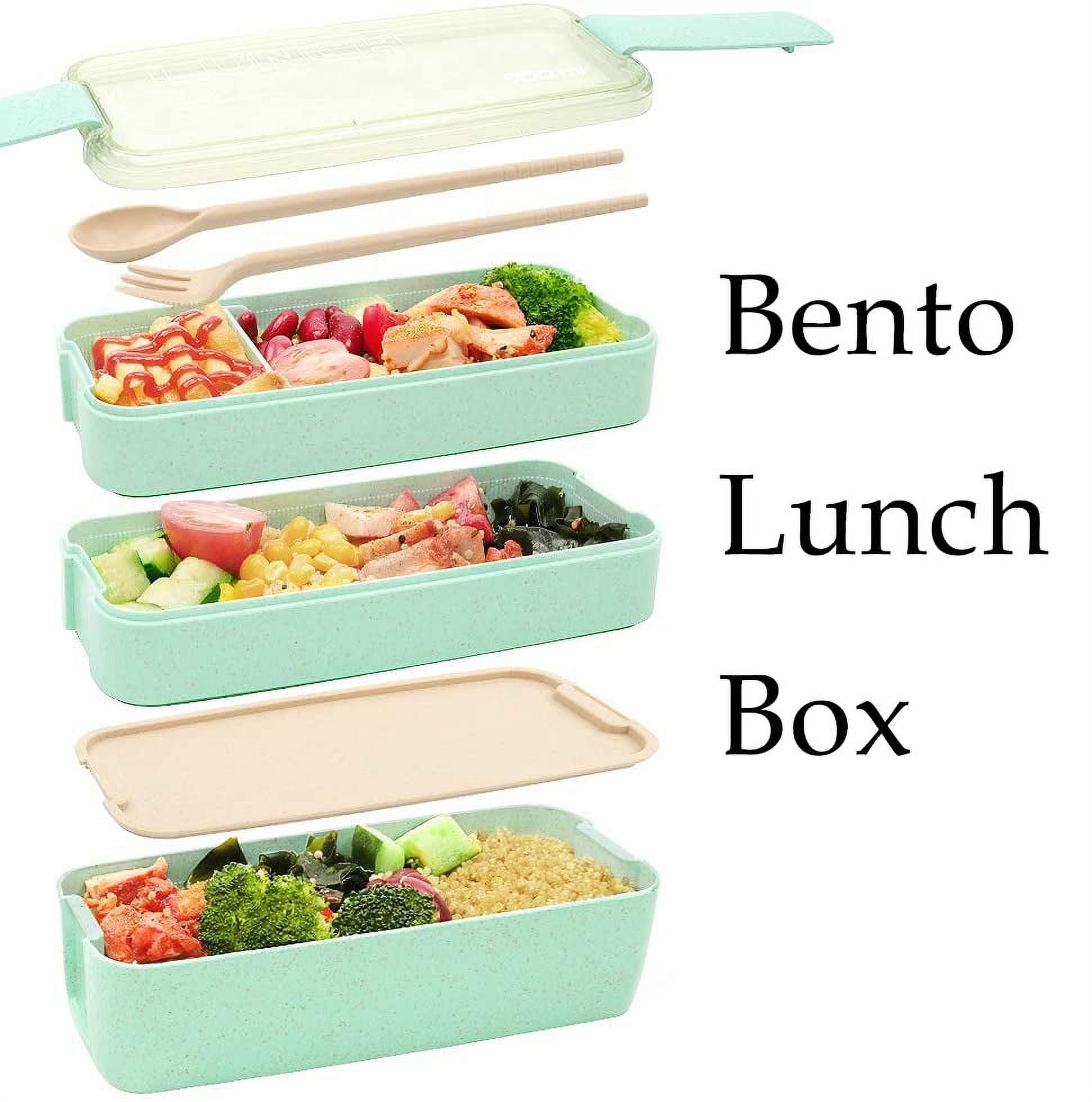 Bento Box for Kids and Teens, Japanese Lunch Box Containers for Adult, Bento  Lunch Box with Leakproof, Bpa-Free Bento Box, Microwave, 5X7X2Inch 
