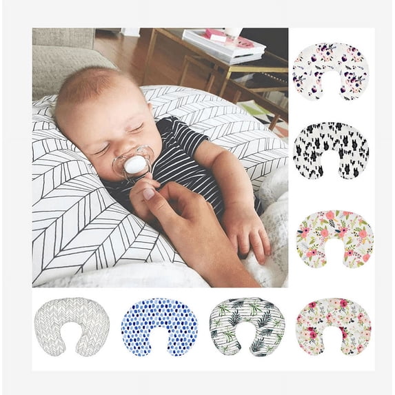 Lnkoo Stretchy Nursing Pillow Covers for Breastfeeding Moms, Ultra Soft Snug Slipcover Fits