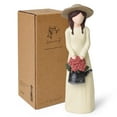 thumbnail image 1 of Lnrkai Guardian Angel Figurines, Gardening & Housewarming Gift for Women, 5.9" Resin Rose Bouquet Decorative Statue, Indoor Outdoor Home Decor, 1 of 10
