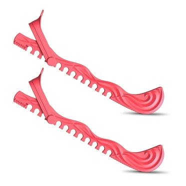 Lnrkai Ice Skate Guards Blade Covers, Hockey Cover with Adjustable Buckle Skate Accessories(Pink)