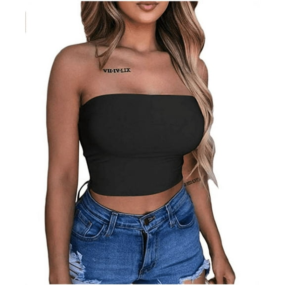 Lnzyyephy Women Top Shirt, Solid Color Slim-Fit Off Shoulder Low Chest Camisole, Summer Crop Hot Pullover Wild Fashion Tank Cami Tops