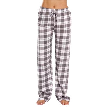 Lnzyyephy Women’s Casual Long Lace Up Pants, Plaid Print Elastic Waist Sport Baggy Workout Trousers