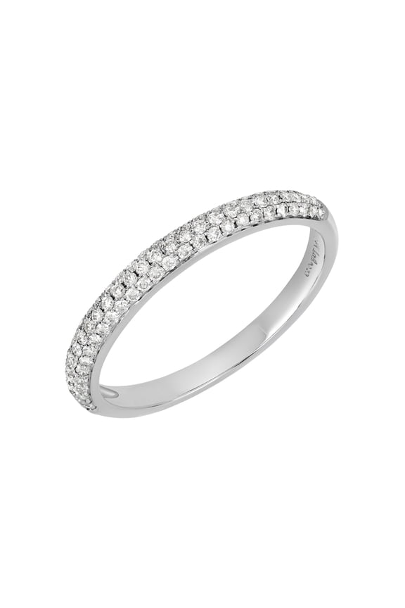 Genuine Diamond Stackable Ring in 14K White 0.27 Total Carat Weight