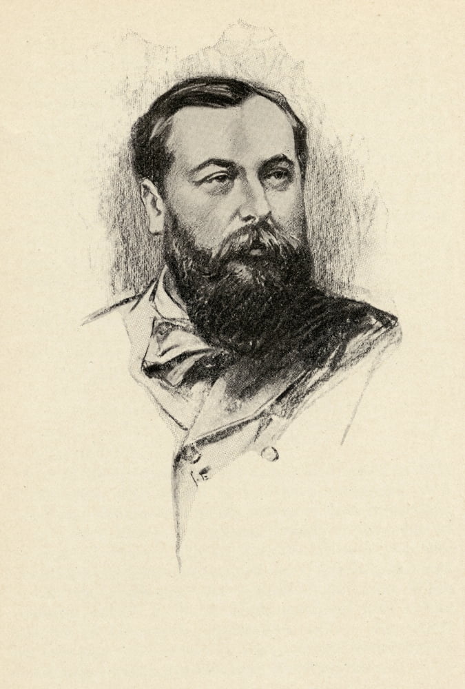 Lo Delibes 1836-1891 French Composer Portrait By Chase Emerson American Artist 1874-1922 Canvas Art - Ken Welsh Design Pics (12 x 18)