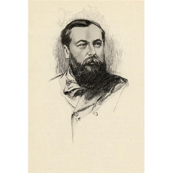 Lo Delibes 1836-1891. French Composer Portrait by Chase Emerson American Artist 1874-1922 Poster Print, Large - 24 x 36