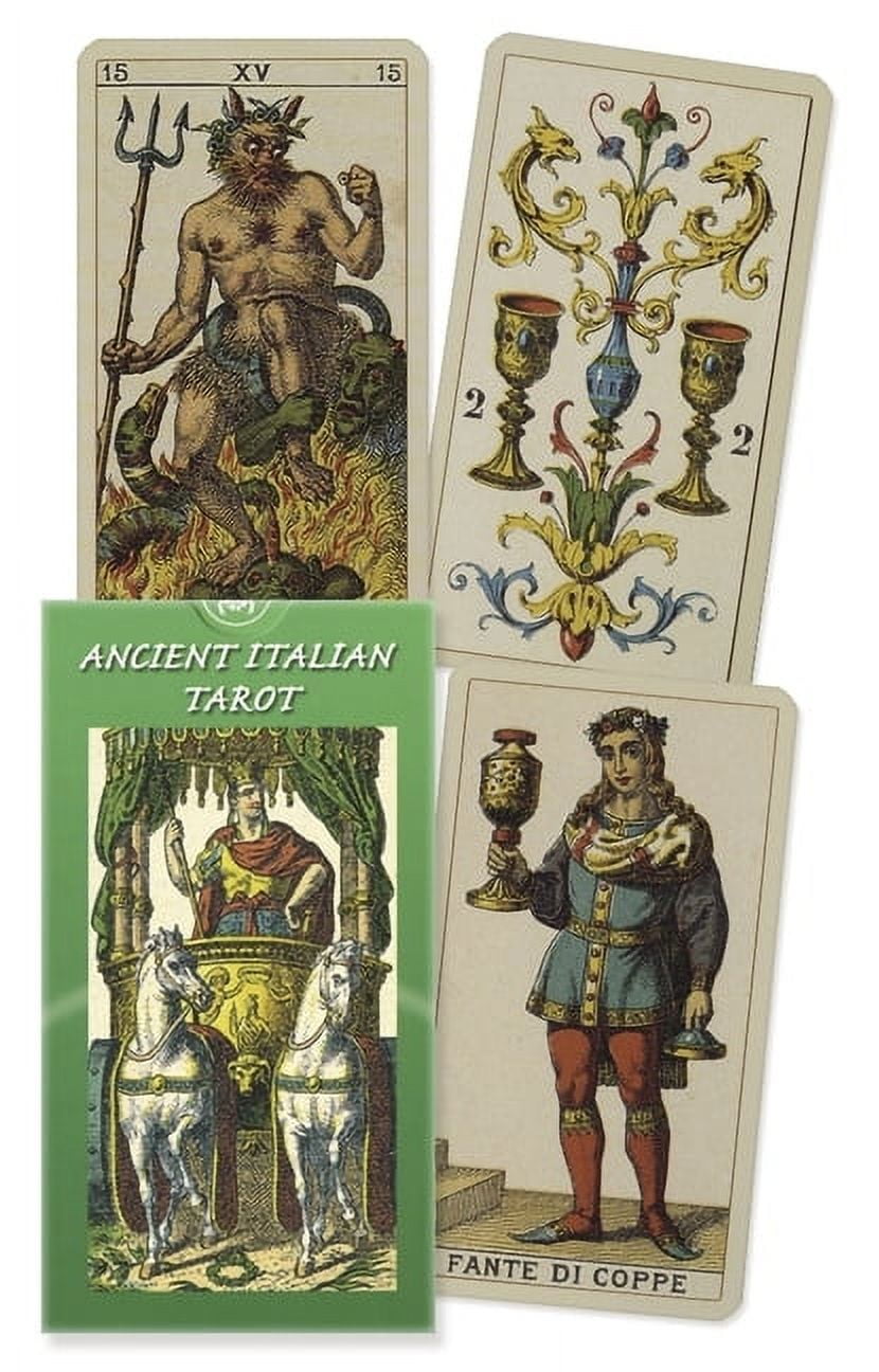 トランプ Lo Scarabeo Massimo Galloni I TAROCKI Lo Scarabeo Decks Ancient Italian Tarot, (Hardcover
