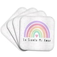 thumbnail image 1 of 3drose, Lo Siento Mi Amor Im Sorry My Love Forgive Me in Spanish Rainbow, Set of 4 Coasters - Soft, 1 of 7