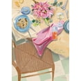 thumbnail image 1 of Loïs Langenberg - Pasta And Wine Club Print Wall Art, Modern Wall Decor For Living Room Bedroom, 24x36 UNFRAMED, 1 of 2