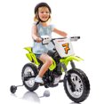 LoLado 12V Kids Ride On Electric Toy Motorcycle Dirt Bike, Rear