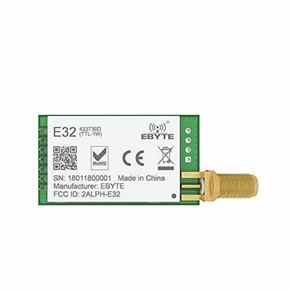 LoRa 433MHz UART IoT Long Range Wireless Transceiver Transmitter Receiver EBYTE E32-433T30D V8 Module 1W SMA Antenna