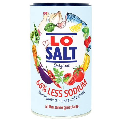 LoSalt Reduced Sodium Salt 350g, British Import (Pack of 2)