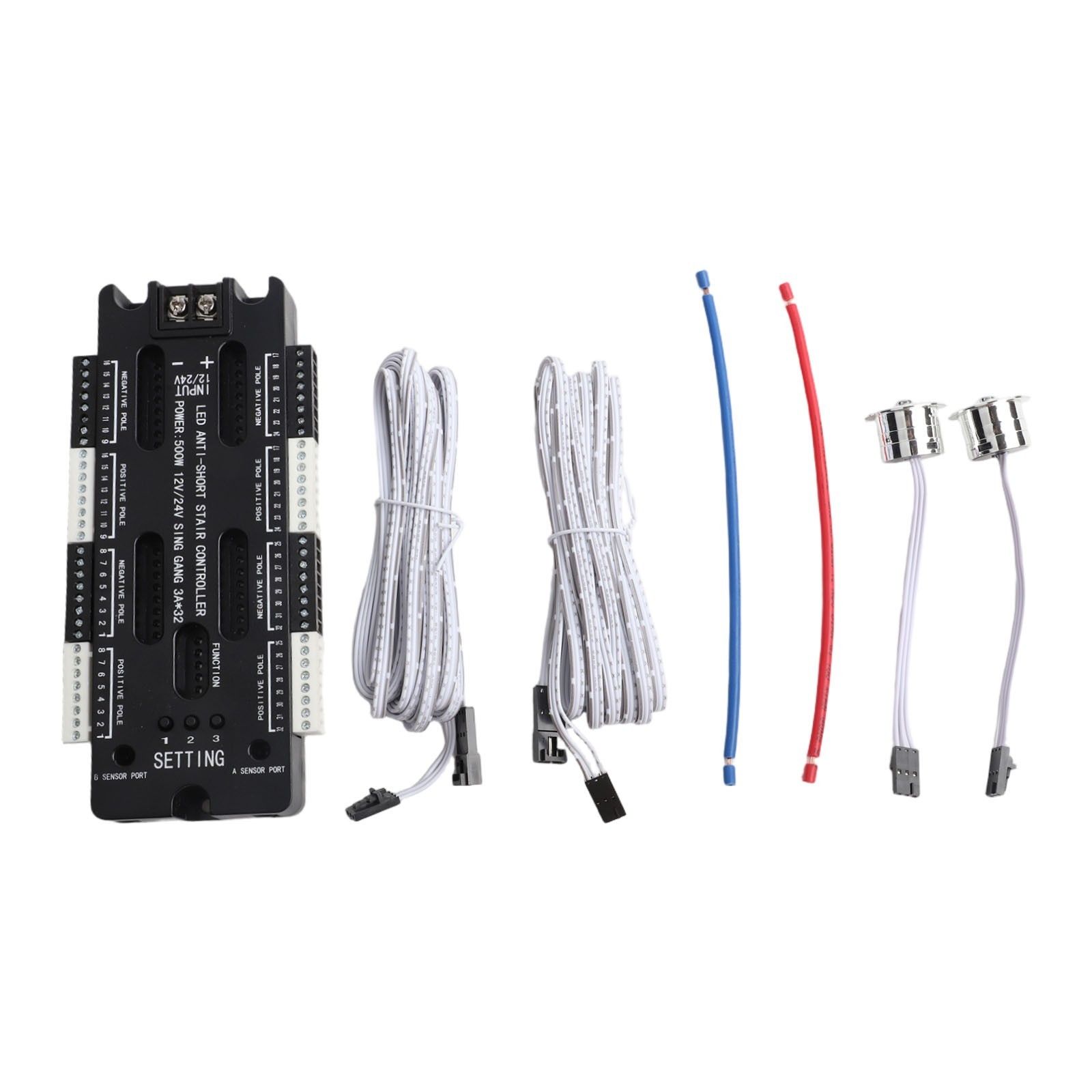 LoYaa Automatic LED Controller for Indoor Use on 32 Channels of Stair ...