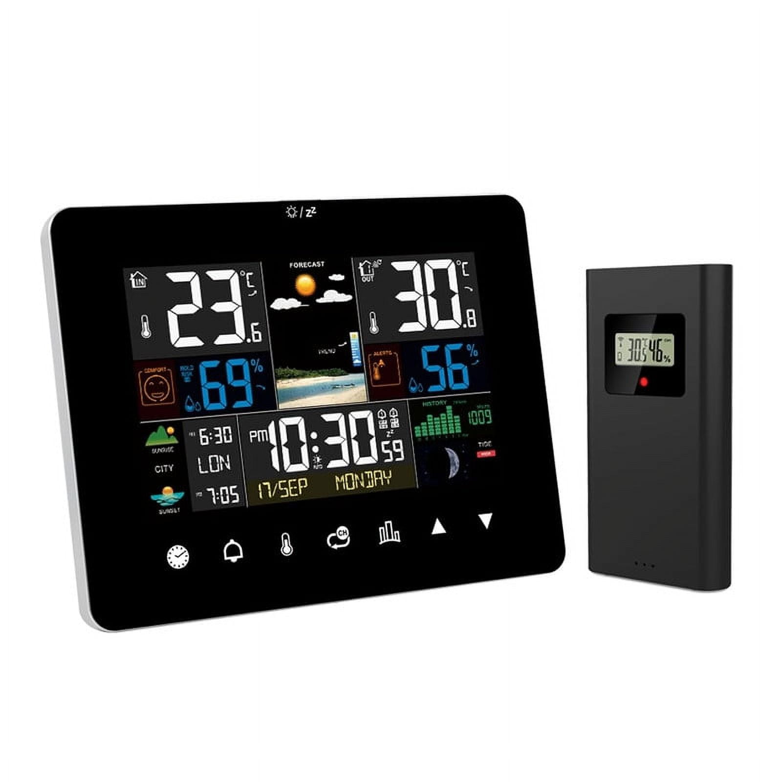 Loaaun Weather Station Wireless Indoor Outdoor Thermometer 5 9in Touch loaaun-weather-station-wireless-indoor-outdoor-thermometer-5-9in-touch